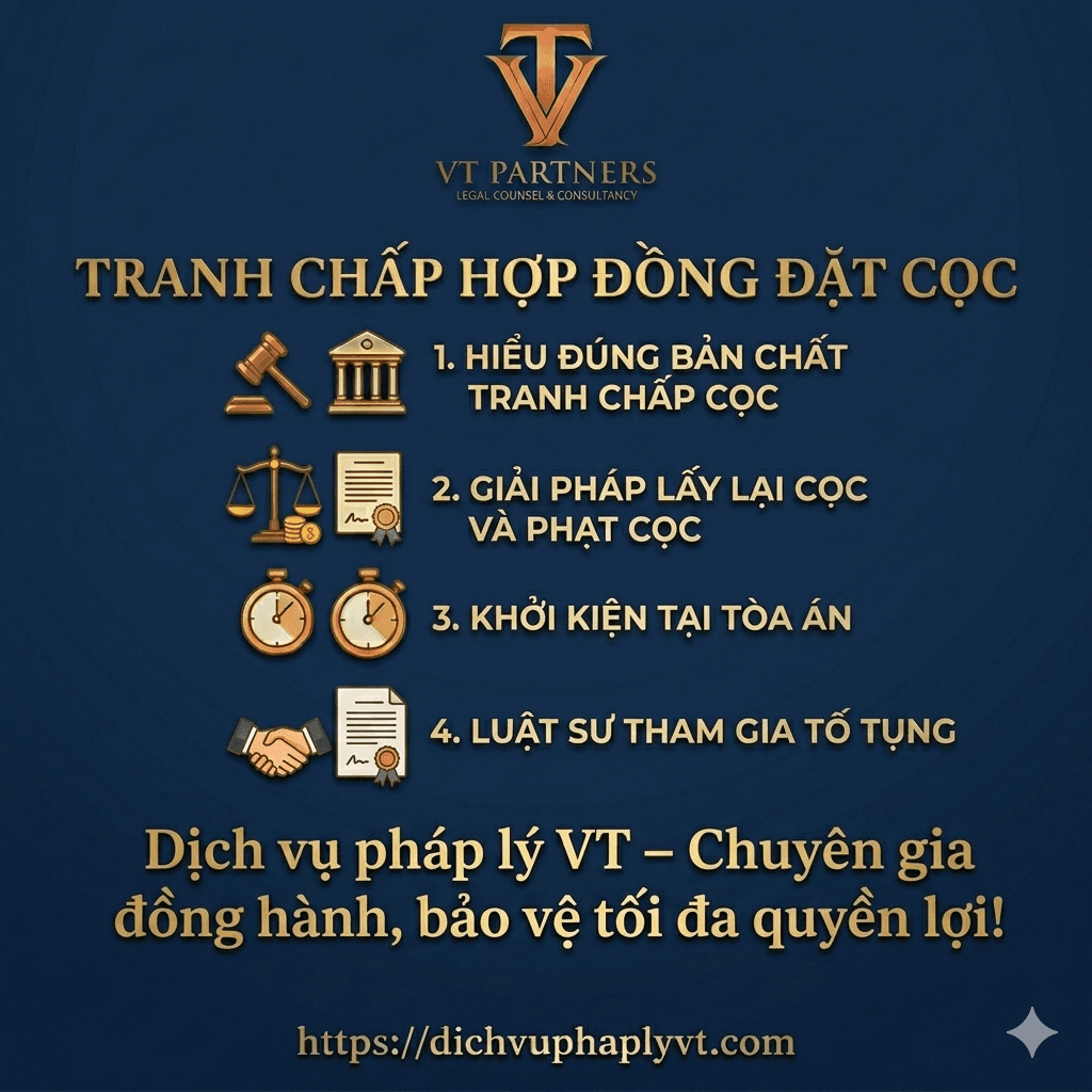 Tranh chấp hợp đồng đặt cọc